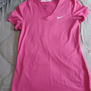 nike pro workout shirt